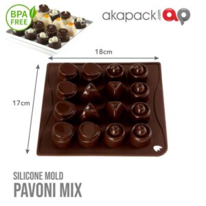 Silicone Coklat Elips 17x18