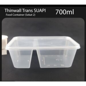 Suapi Container 700ml Sekat 2