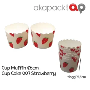 Muffin 60 TP Stroberi isi 50pcs