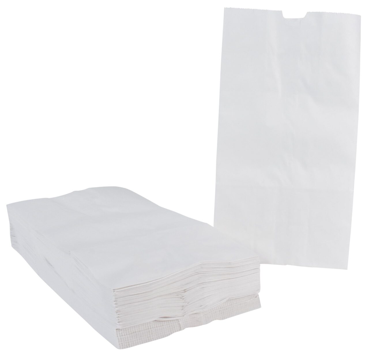 Paper Bag White 14.5 x 11 Non Flat Buttom