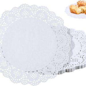 ROUND DOILIES 5.5" PUTIH