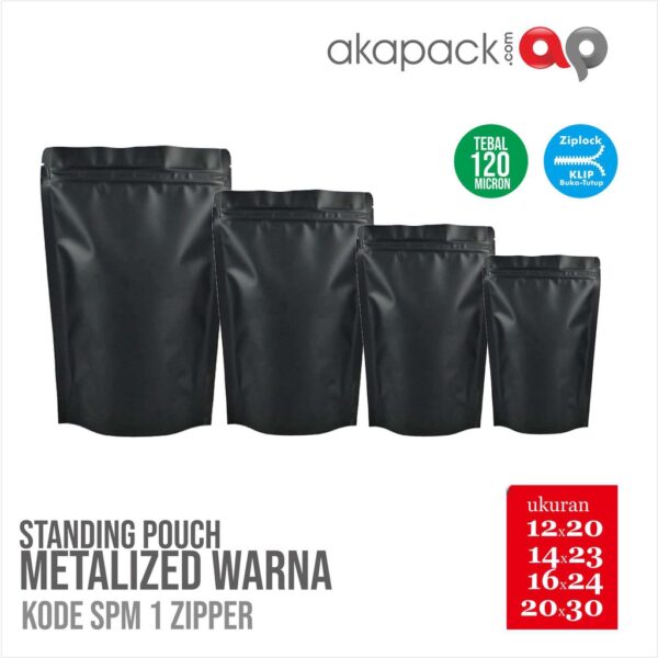 Std Pouch Metalize Warna SPM 16x24