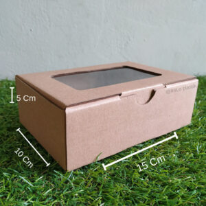 Dus karton Corrugated Window 10x15x5