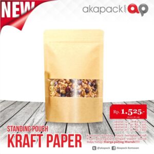 Std Pouch GKW+ZIP 18x28+8