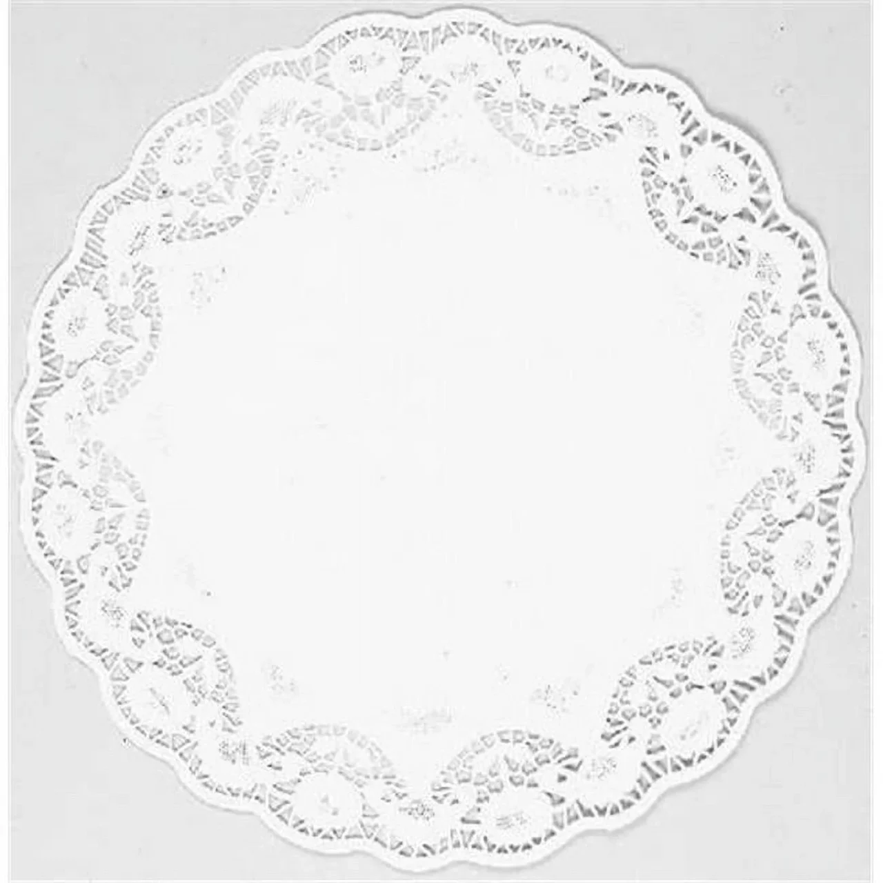 ROUND DOILIES 7" PUTIH