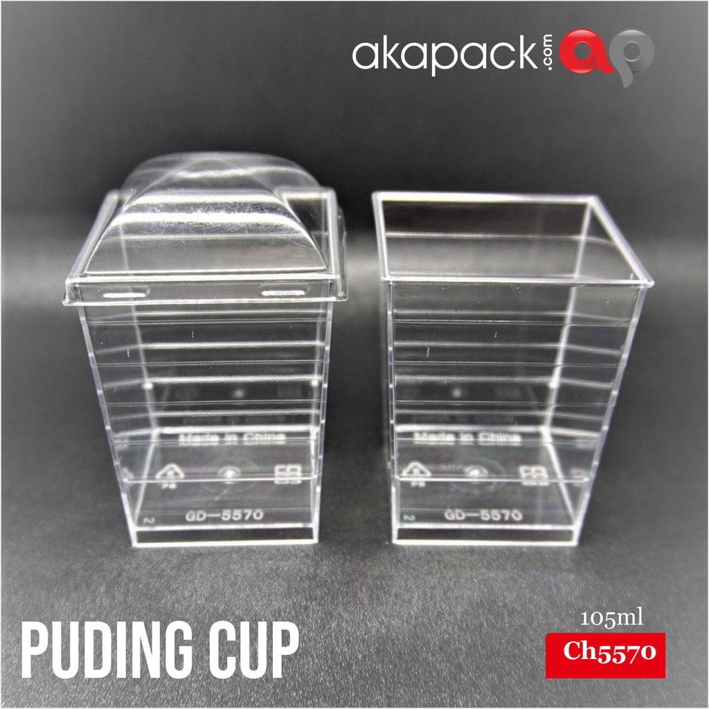 Jelly Cup CH-5570 Persegi Garis - Akapack