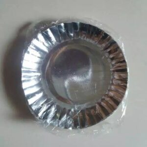 Piring Kertas Silver Isi 12pcs