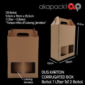 DUS KARTON CB BOTOL 1 L ISI 2