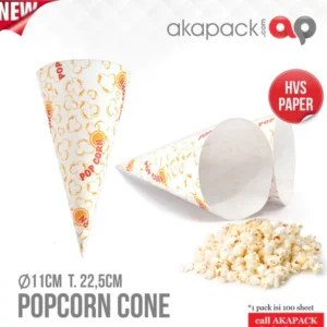 Wadah Pop Corn 14,5cm x 28cm