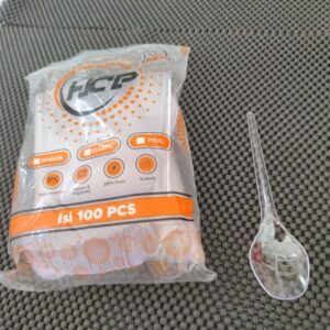 Sendok Makan HCP Bening Isi 100pcs