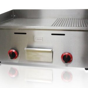 GRL-G722 Gas Griddle (1/3Grooved) "FOMAC"