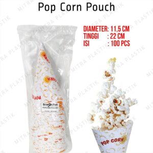 Wadah Pop Corn 11cm x 22,5cm