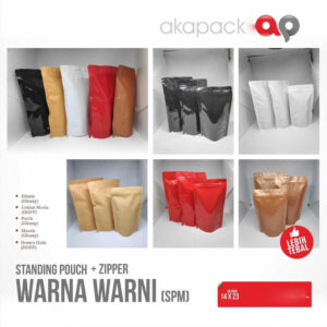 Std Pouch Metalize Warna SPM 12x20
