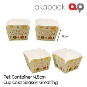 PET Container 48 Season Greating isi 50pcs