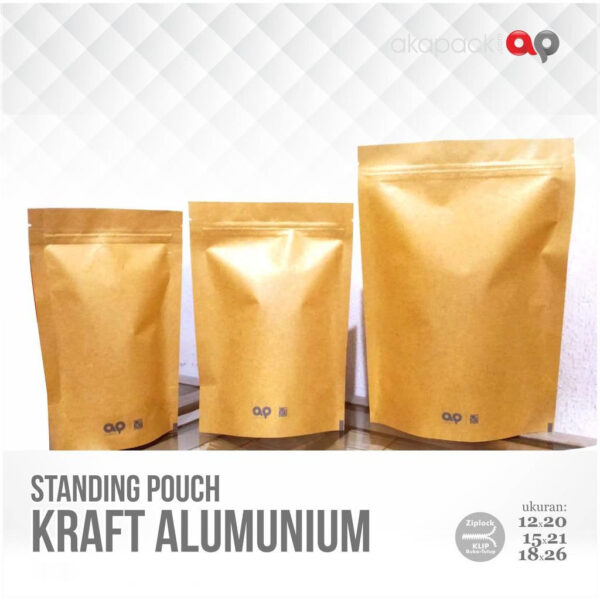 Std Pouch SPKA+ZIP 15X21