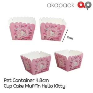 PET Container 48 Hello Kity Pink isi 50pcs